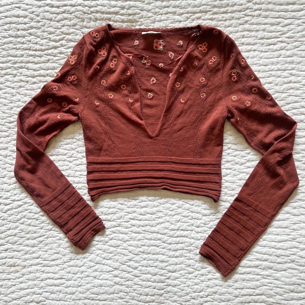 Free People Long Sleeve Sweater